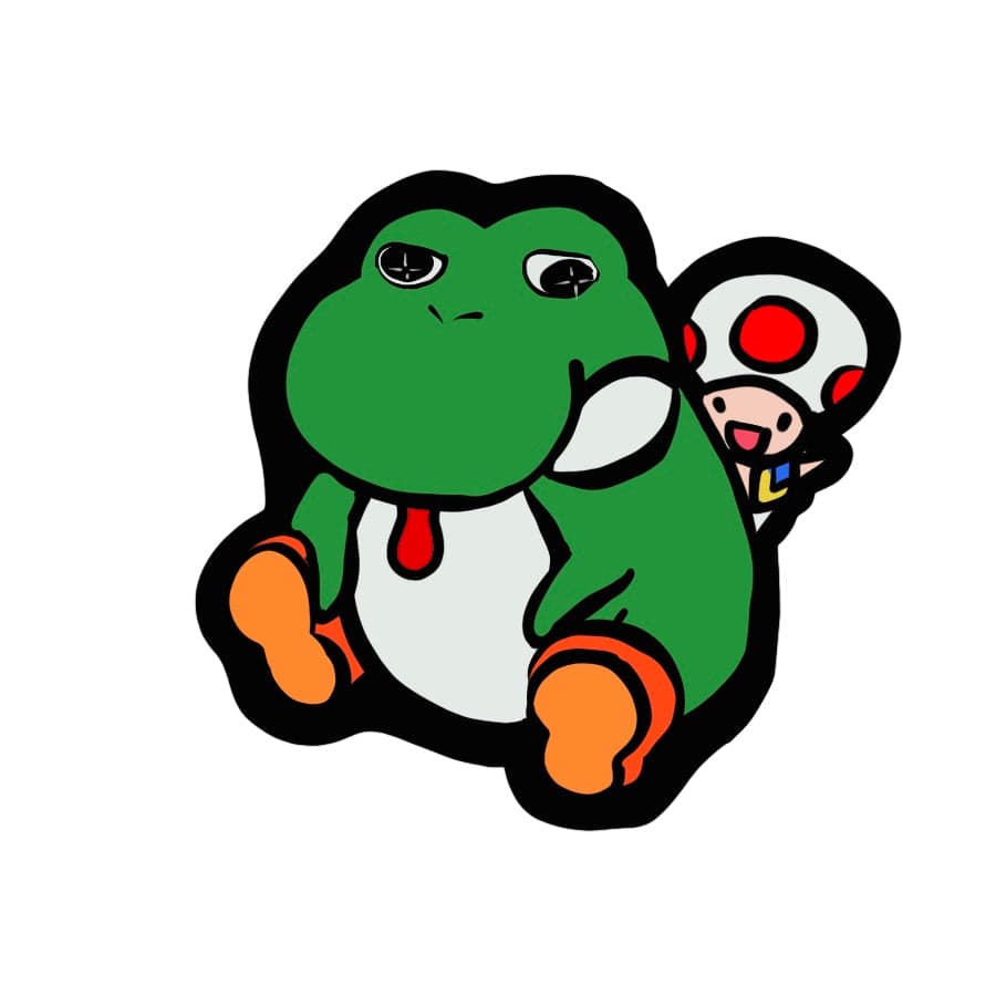 Yoshi (Fat) Sticker