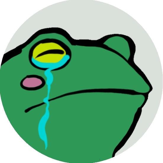 George Crying Sticker