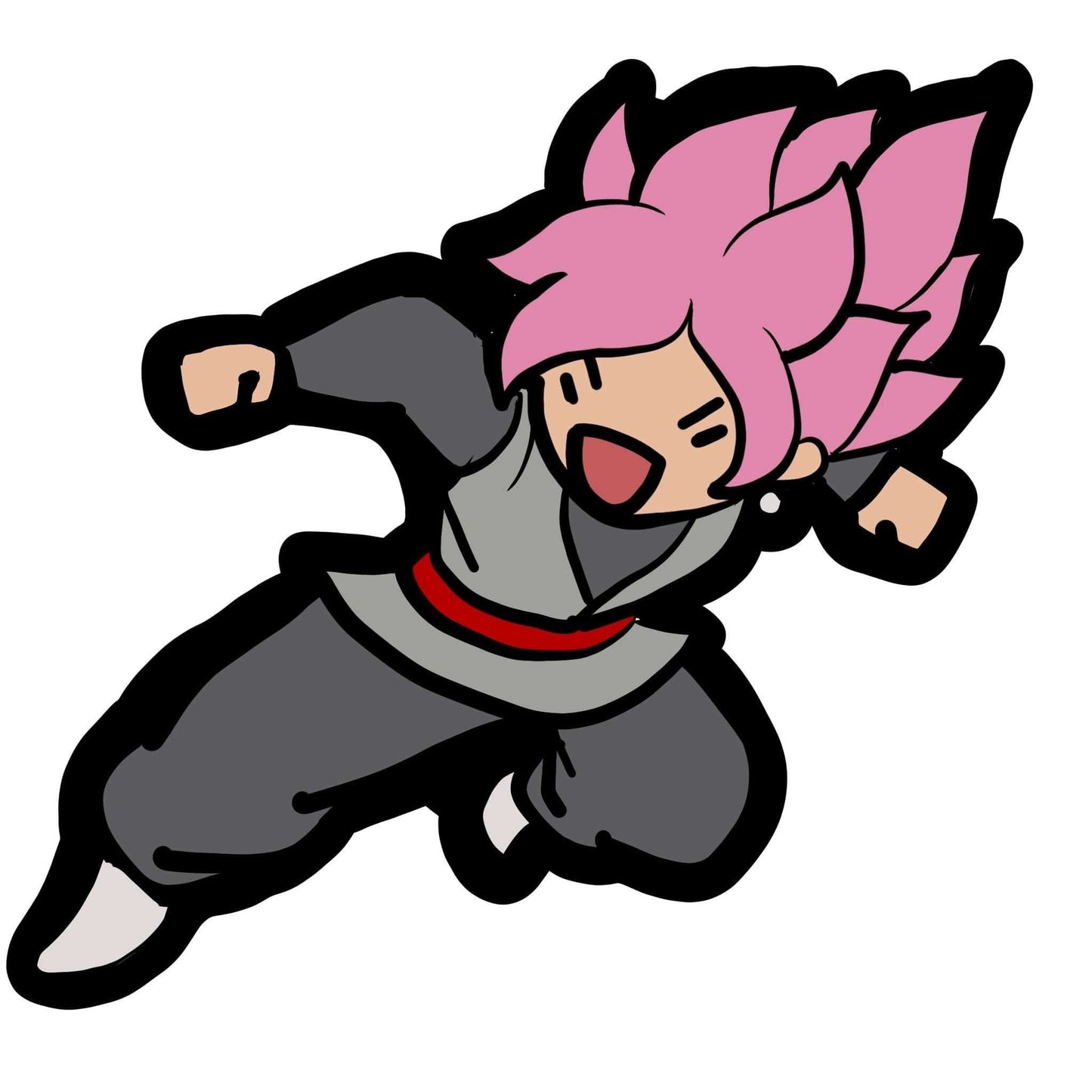 Goku Black Rose Sticker
