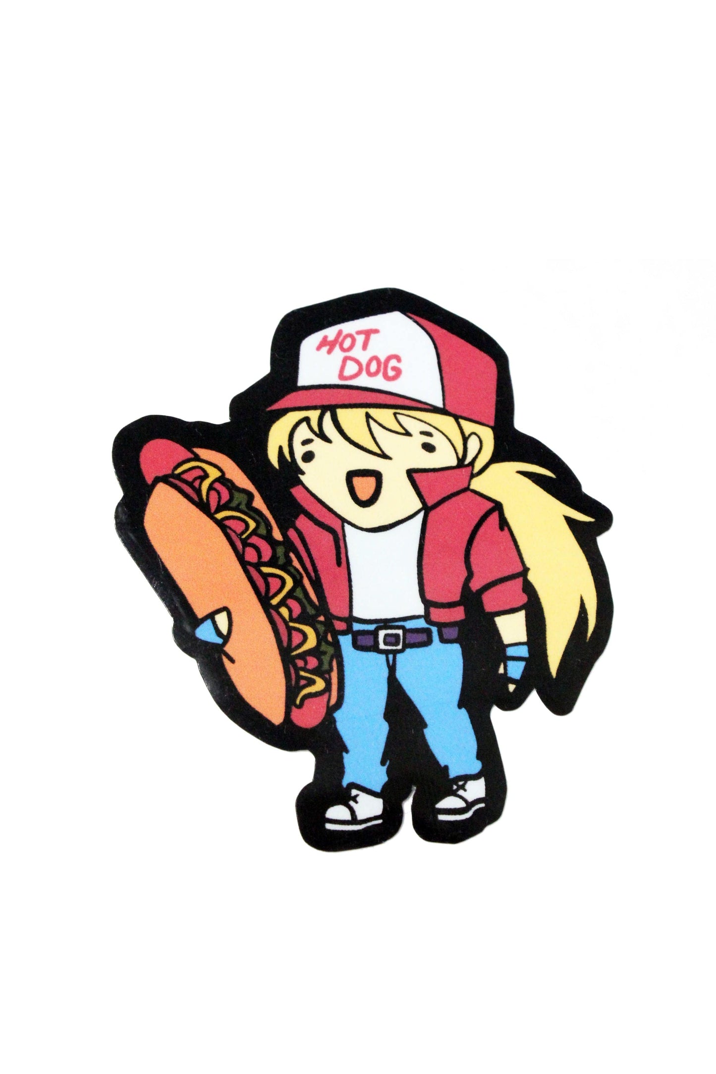 Terry 1 Hungry Wolf Sticker