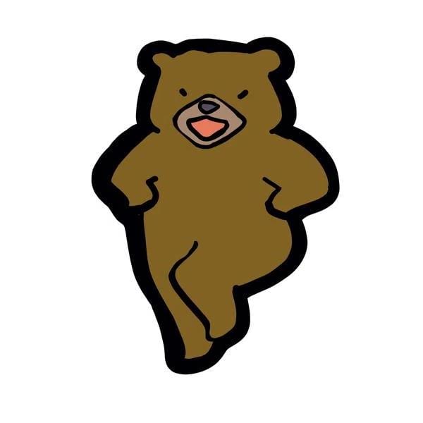 Kuma 1 Sticker
