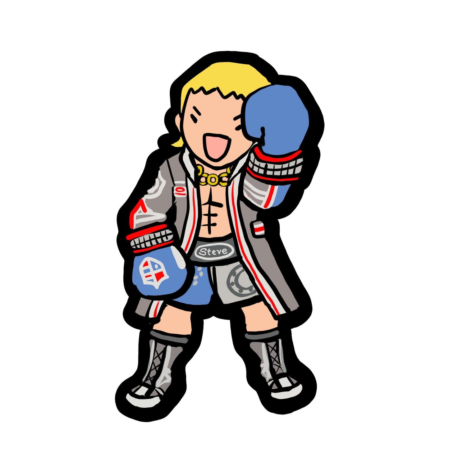 Steve 7 Sticker