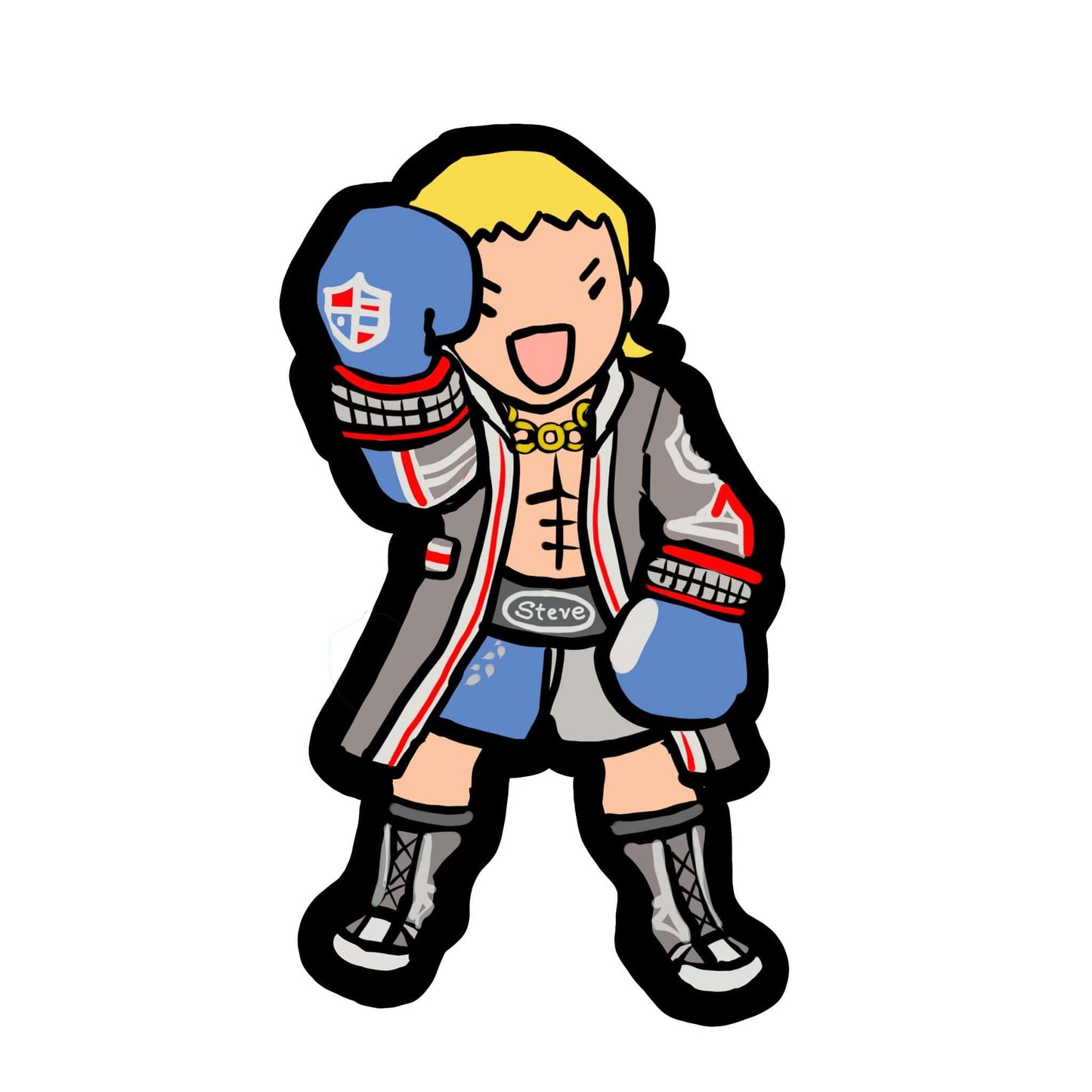 Steve 7 Keychain