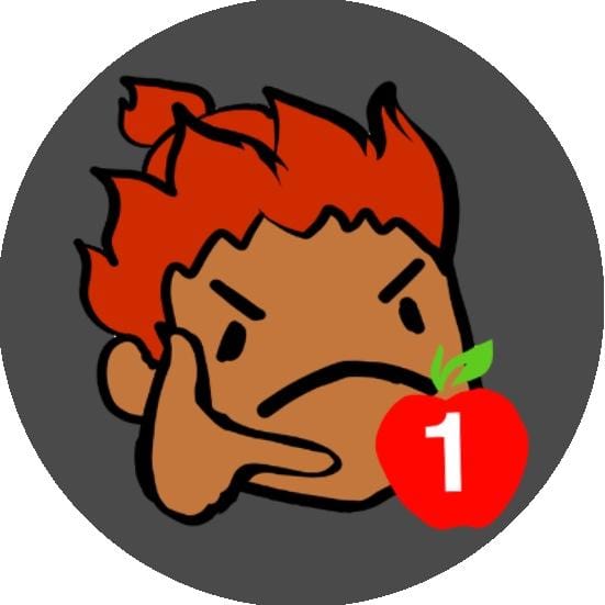 Akuma Thinking Sticker
