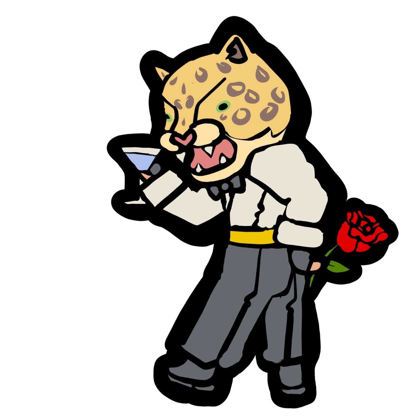 King AOF x T Sticker