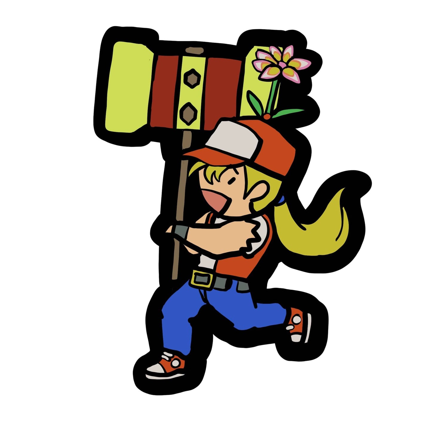 Terry Smash Sticker