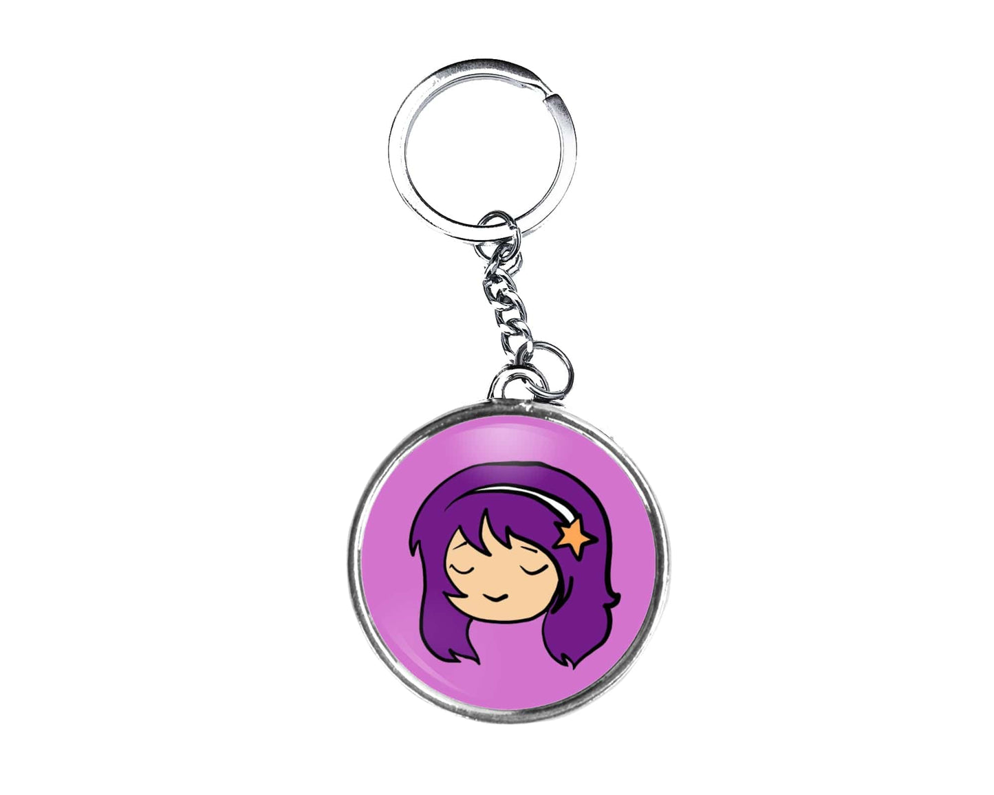 Athena Sorry Button Keychain