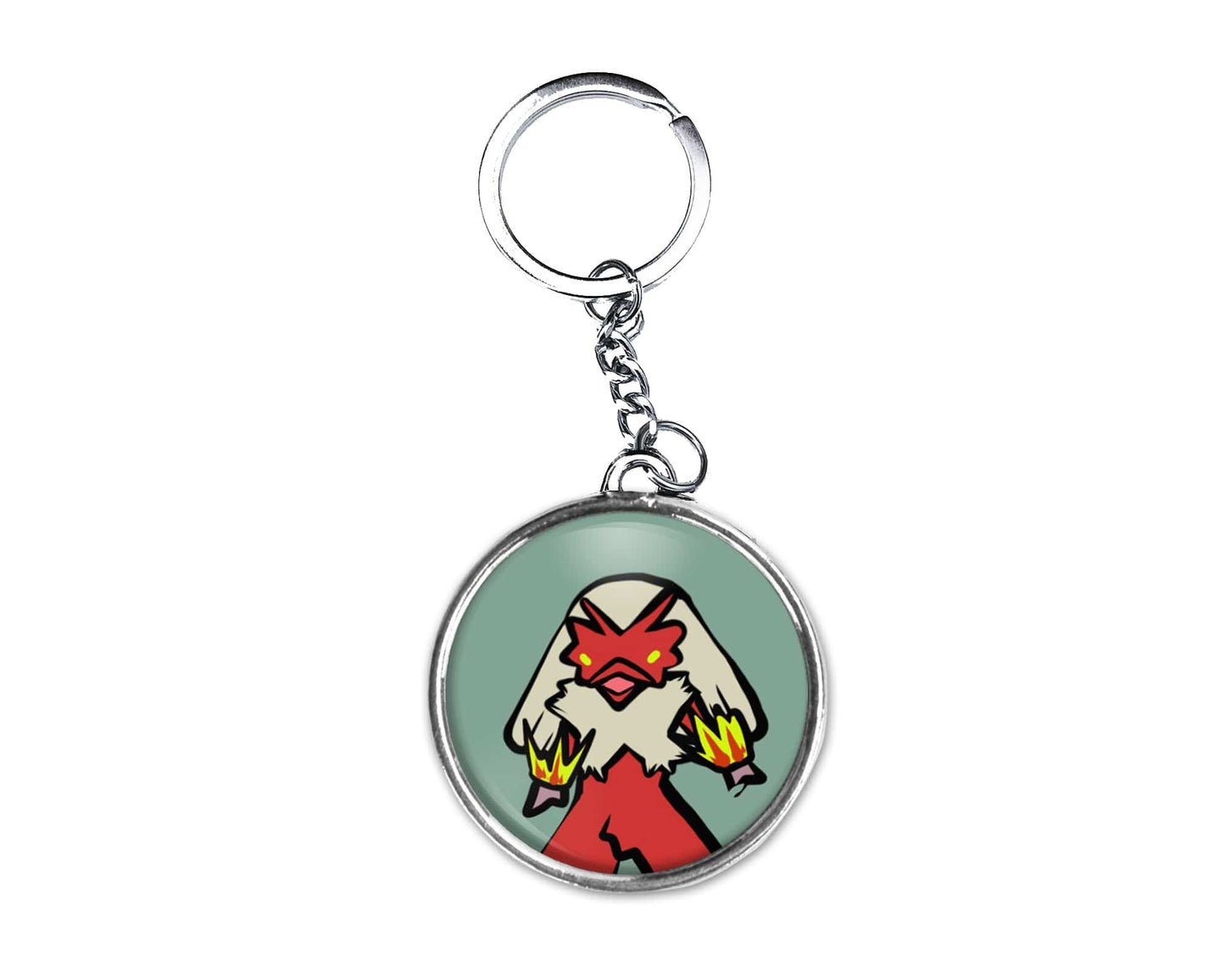 Blaziken Button Keychain