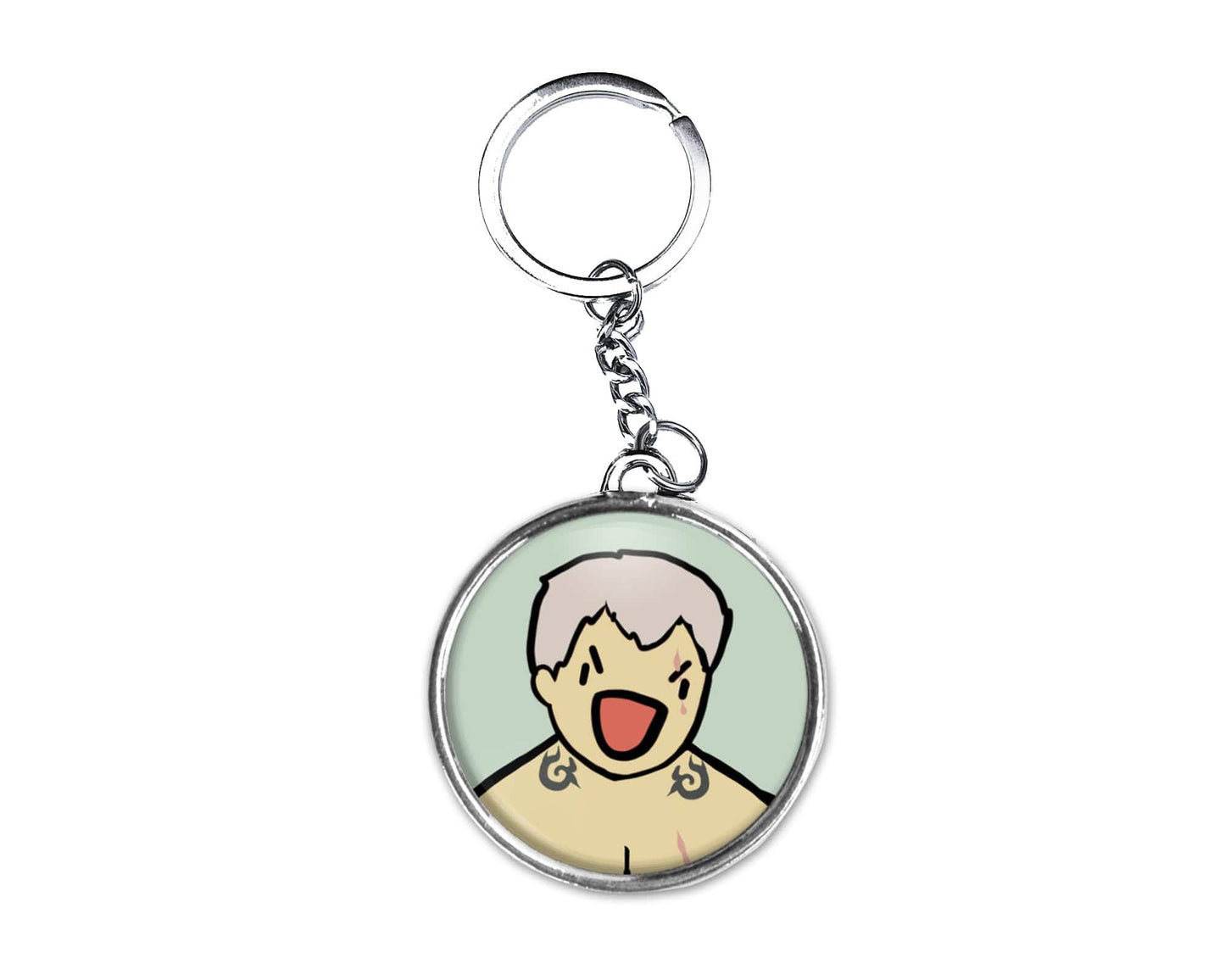 Bryan Button Keychain