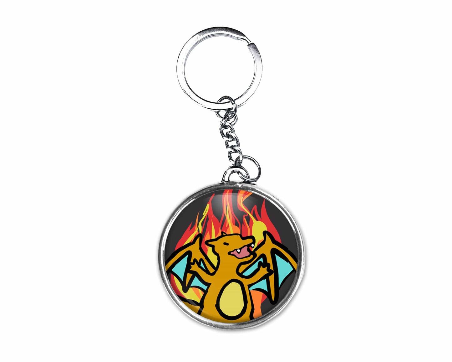 Charizard Button Keychain