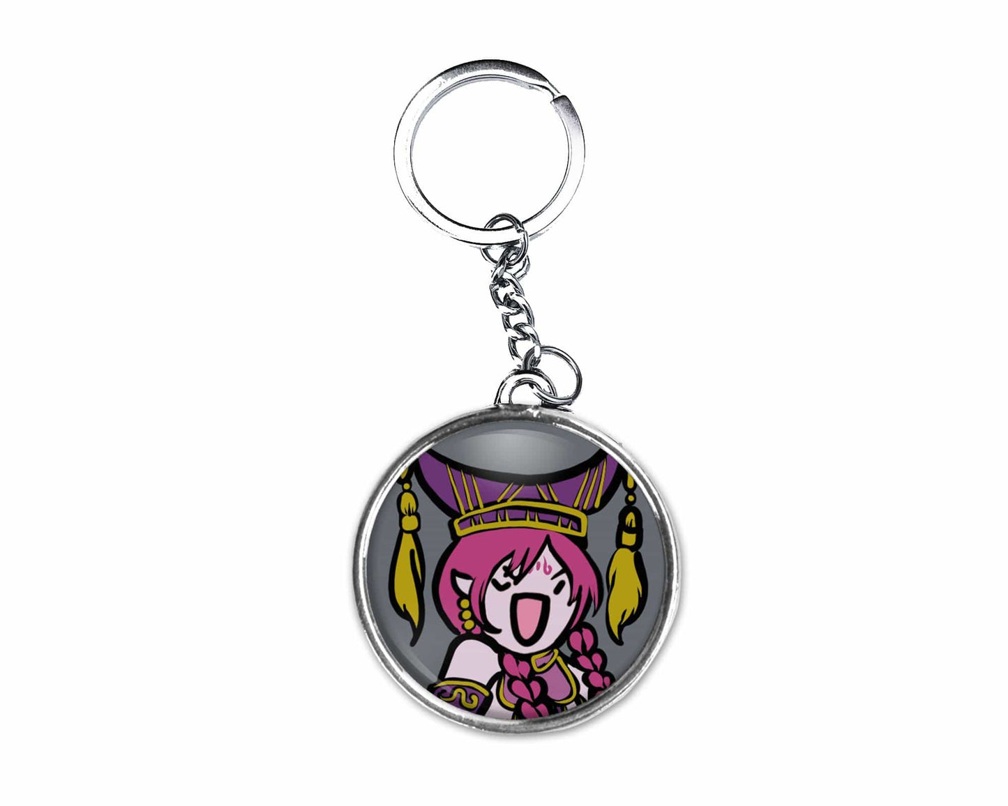 Da Ji Button Keychain