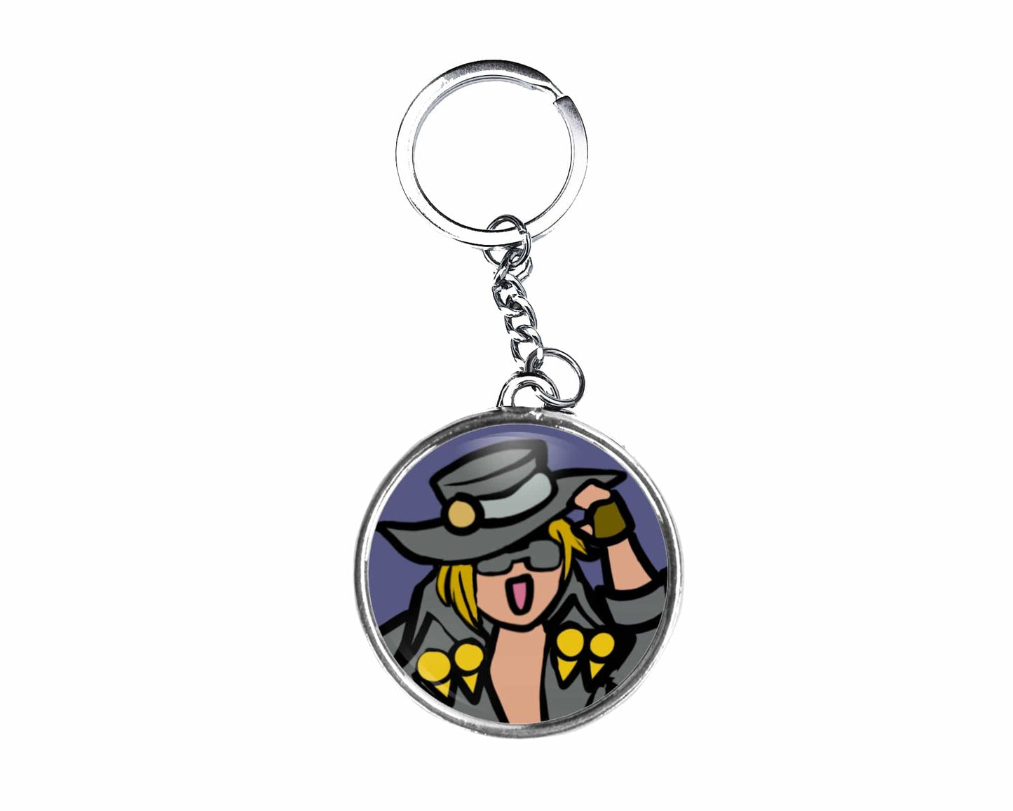 Johnny Button Keychain