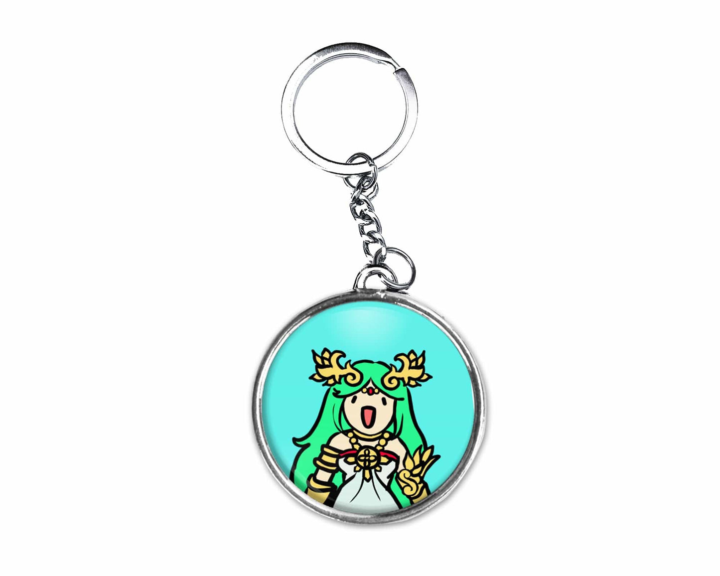 Palutena Button Keychain
