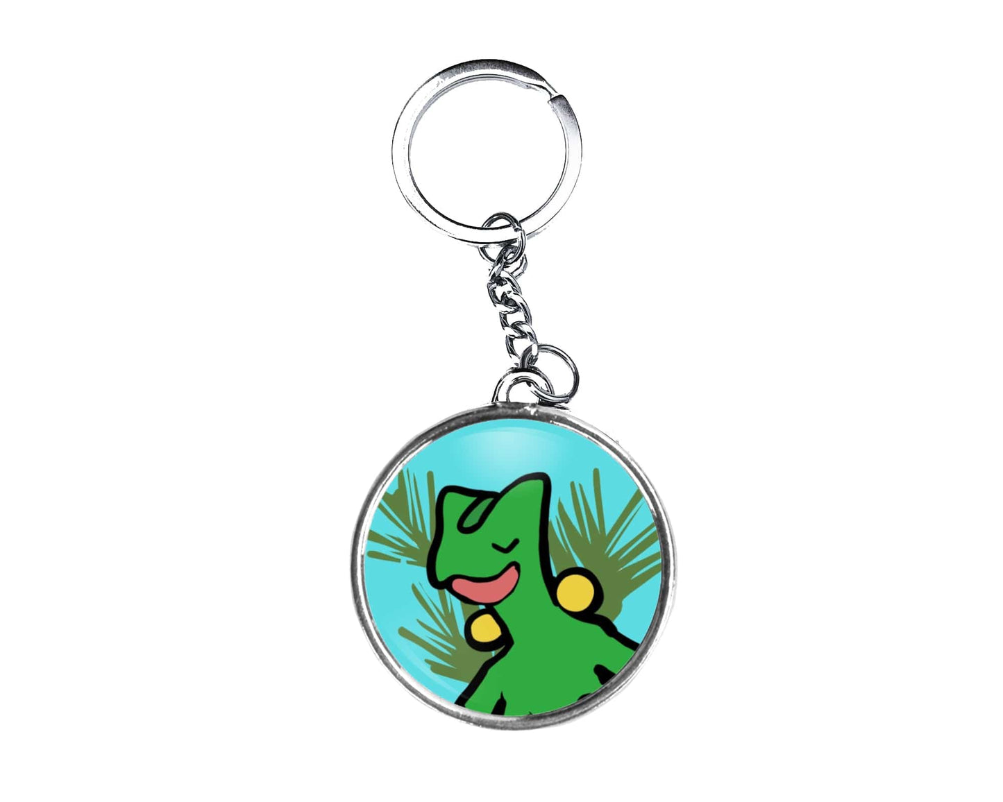 Sceptile Button Keychain