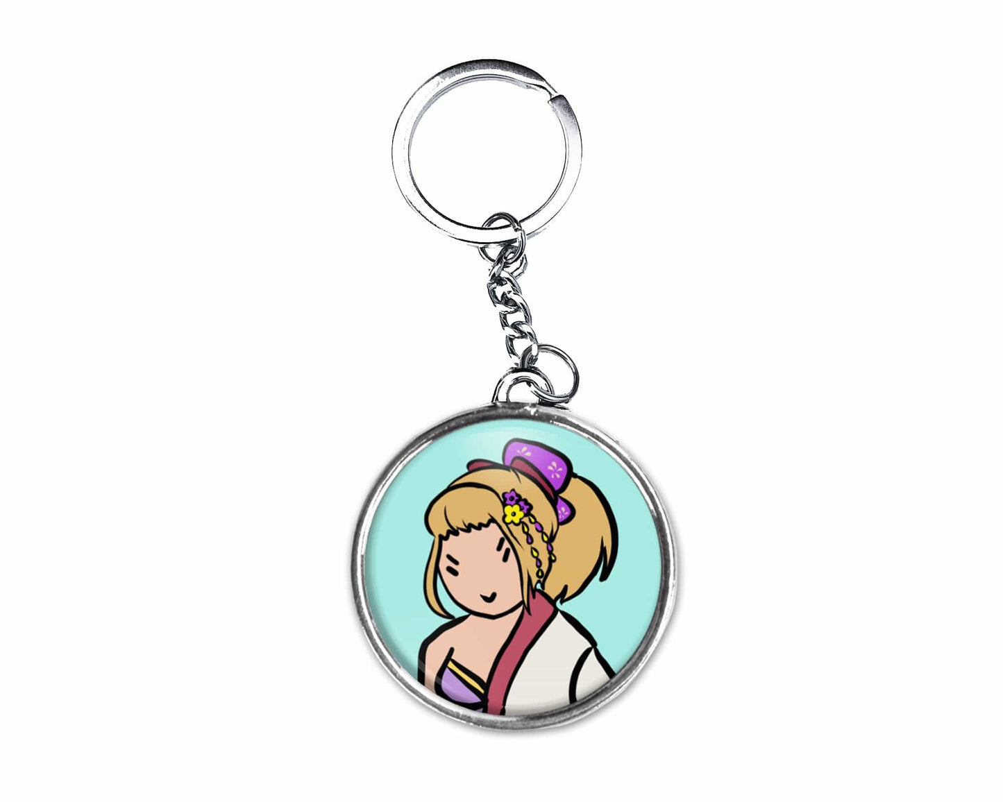 Setsuka Button Keychain