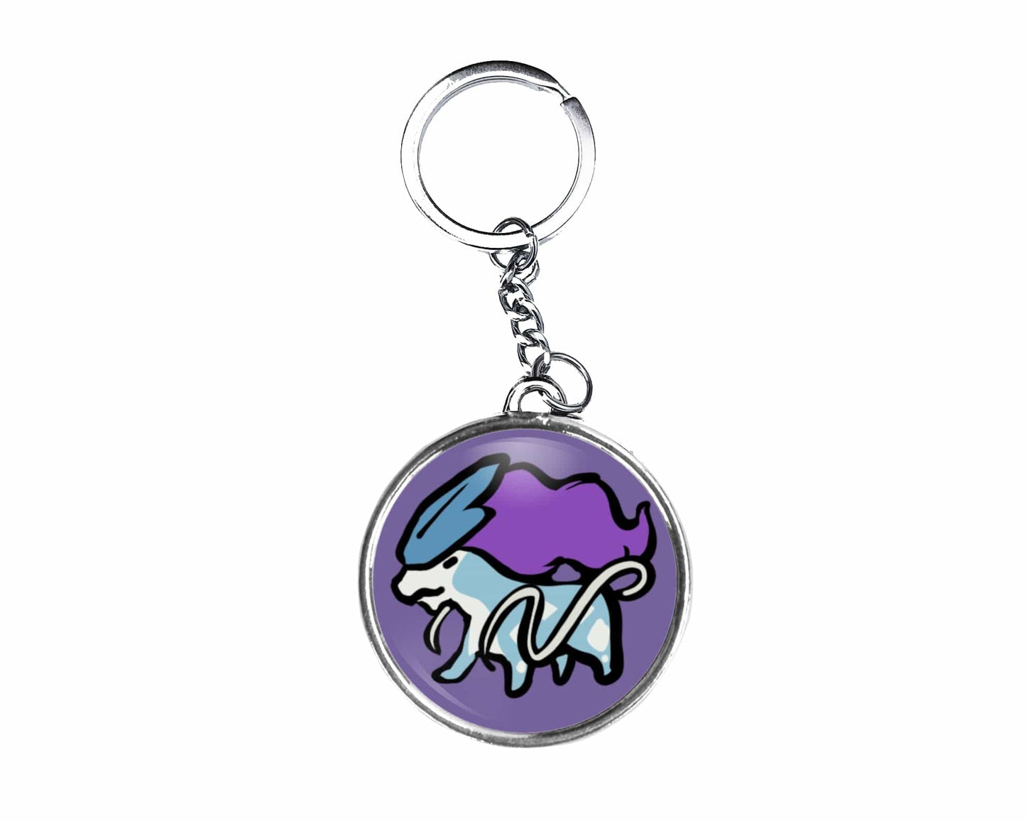 Suicine Button Keychain
