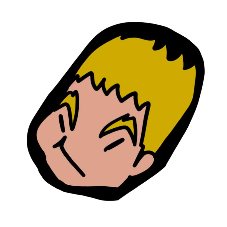 Paul Face Sticker