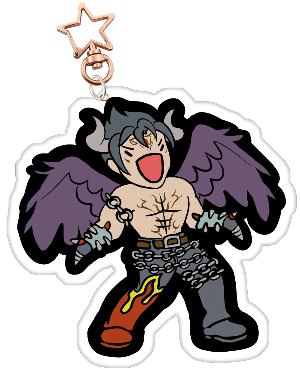 Devil Jin 5 Keychain