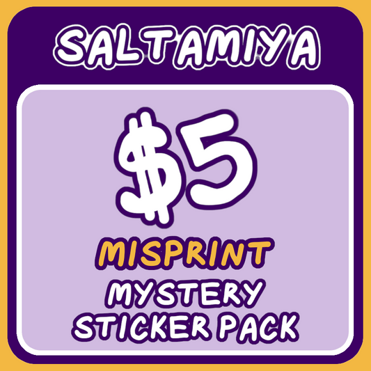 5 Misprint Mystery Stickers for $5!