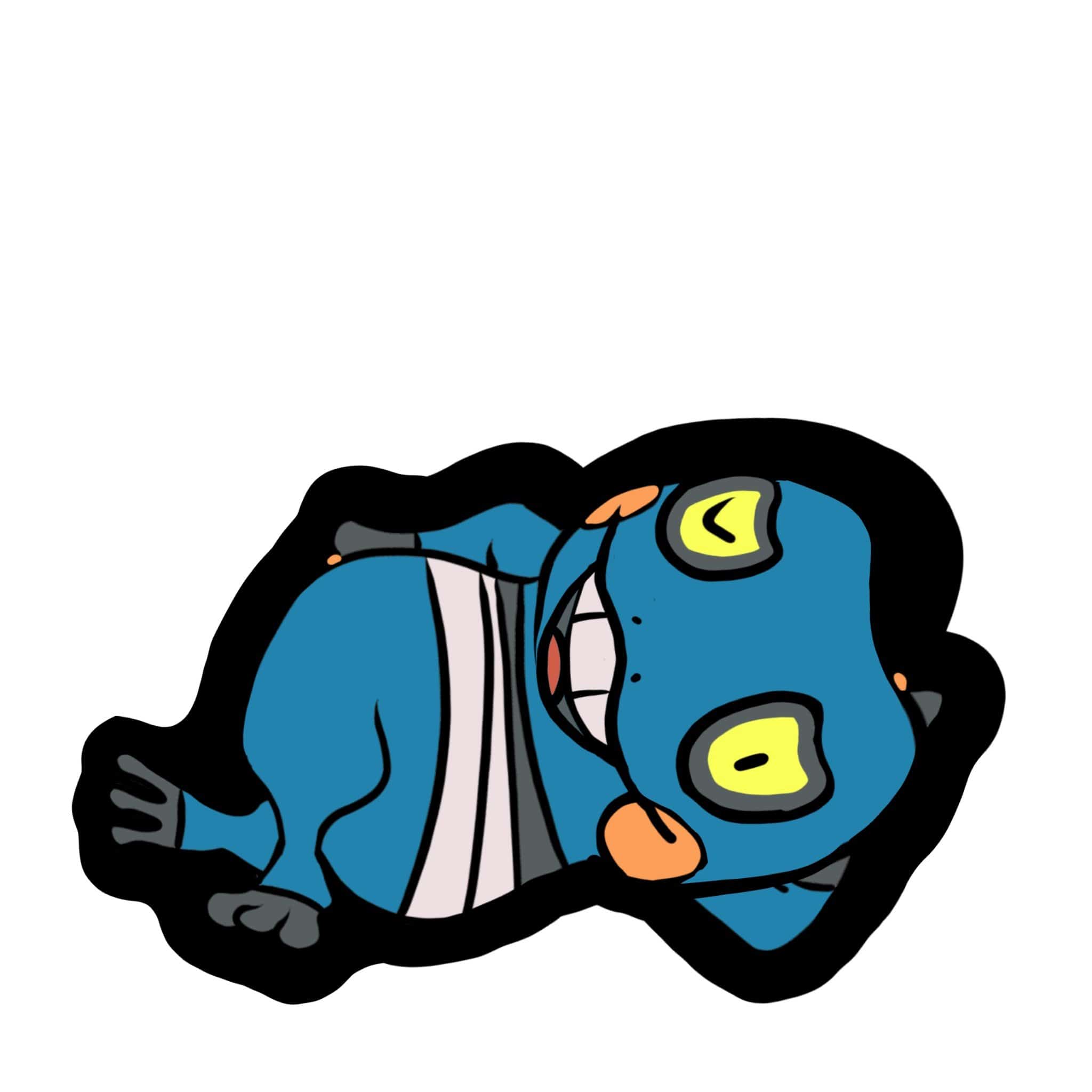 Croagunk Sticker – Saltamiya