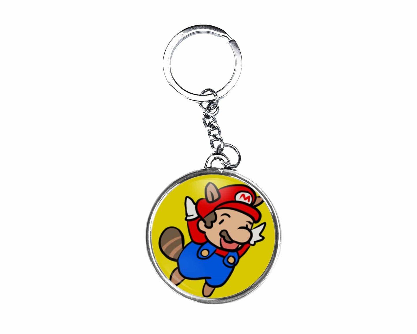 Mario Button Keychain